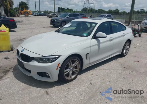 2019 BMW 440I Gran Coupe xDrive из США, поврежденный, VIN WBA4J7C54KBM74651